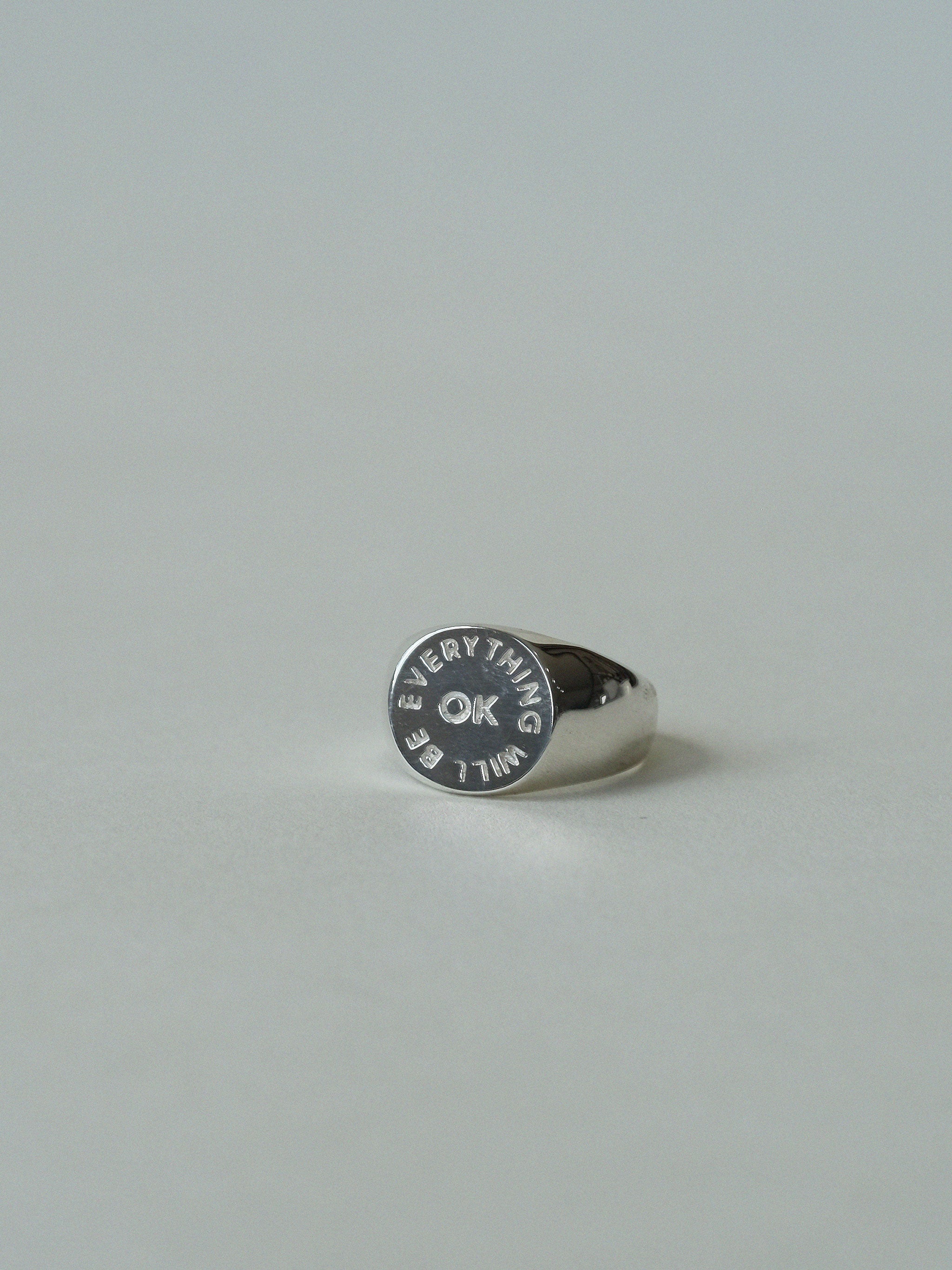 Everything Will Be OK Signet Ring | I Like It Here Club